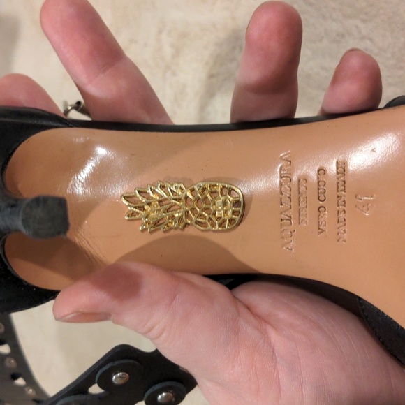 MOVING SALE Aquazzura āRockstarā Anklestrap PumpsāSize 41 - Picture 7 of 10